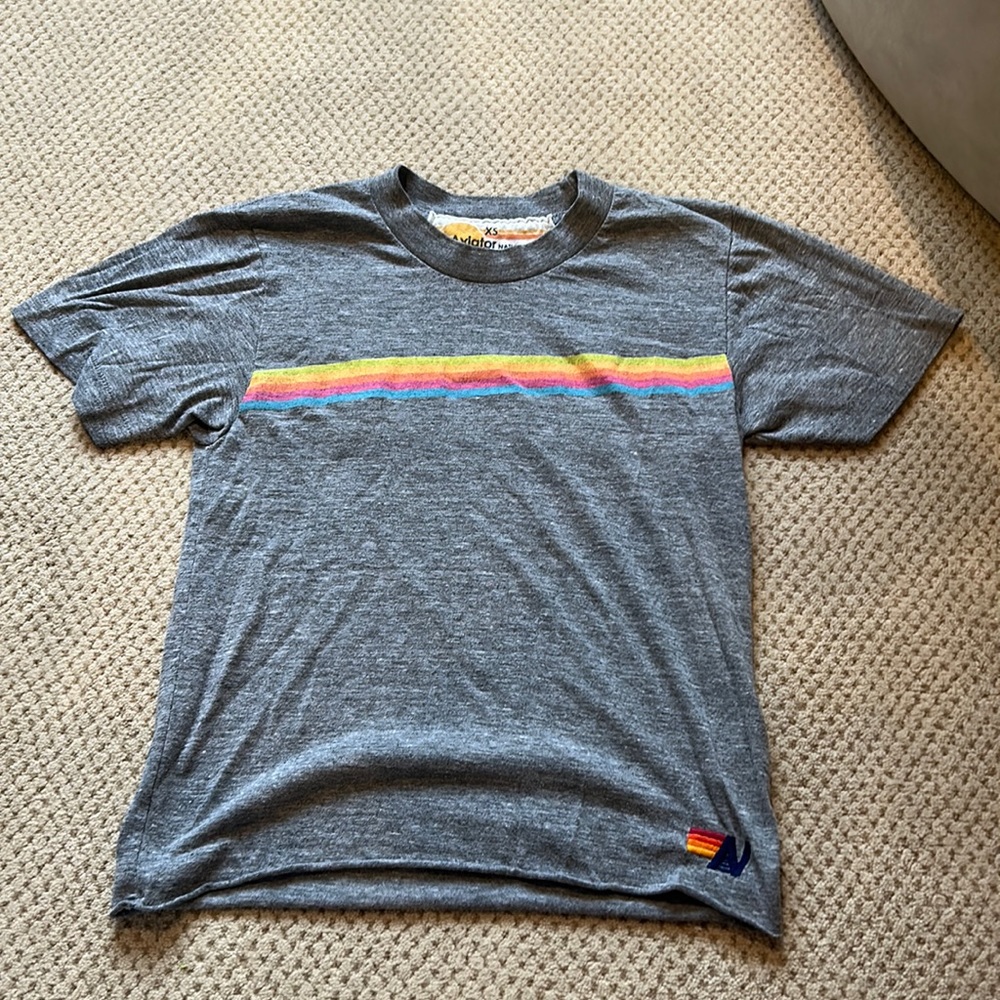 rainbow aviator nation tee